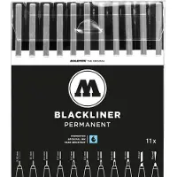 Molotow Pochette Complète 11 Marqueurs Blackliner