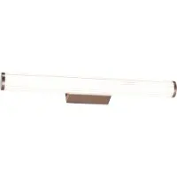 QAZQA Applique murale rétro bronze 60,4 cm avec LED IP44 - Coco