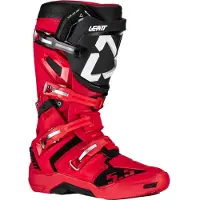 Leatt 5.5 FlexLock S23, bottes ,Rouge/Noir ,US 10