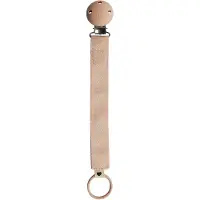 BIBS Bavoirs Attache-sucette Ruban, pendentif tétine, ruban, Blush, 1 pièce