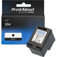 PrintAbout Cartouche compatible pour HP 304 (N9K06AE) - Noir