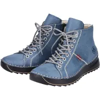 Rieker Bottines à lacets bleu / rouge / blanc