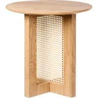 Beliani Table D'appoint Karlo Marron Clair