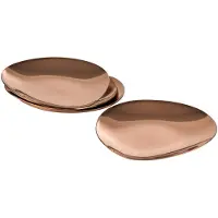 Aps Teller "PEBBLES", 4er-Set, Assiettes, Cuivre
