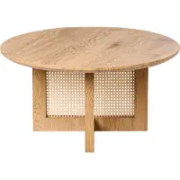 Beliani Table D'appoint Karlo Marron Clair