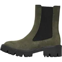 ONLY Chelsea Boots 'ONLBETTY' chocolat / vert