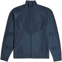G-Star pour homme. D26778-C259-H737 Pull 3D Biker Full Zip bleu (XXL), Casuel, Acrylique, Le coton biologique, Durable