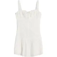 Bershka Robe d’été blanc