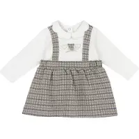 Chicco Robe beige / gris / blanc