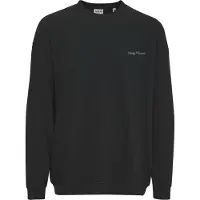 !Solid Sweat-shirt noir / blanc