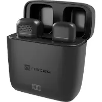 Natec MICROFONO PARA SMARTPHONE HOPPER LAVALIER WIRELESS USB-C