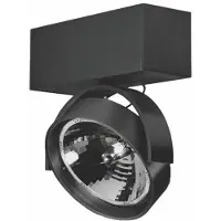 Artdelight Spot en saillie 12 volts Dutchess Beam noir