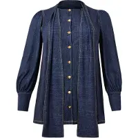 Yoek Tunique bleu denim