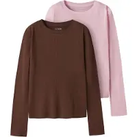Name it T-Shirt chocolat / rose