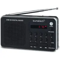 Sunstech Radio portable rpd32sl/ argent