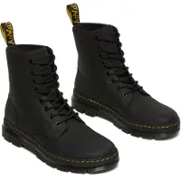 Dr. Martens Bottes à lacets 'Combs' jaune / noir