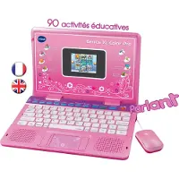Vtech Ordinateur Genius XL Color Pro Bilingue, Rose