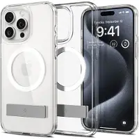 Spigen Coque Ultra Hybrid S MagSafe Apple iPhone 15 Pro Max - Transparent