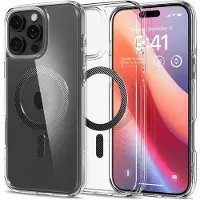 Spigen Coque Ultra Hybrid MagSafe pour Apple iPhone 16 Pro Max - Carbon Fiber