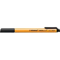 Stabilo Fasermaler GREENpoint 0.8 mm 10 Stück, Schwarz (10x)