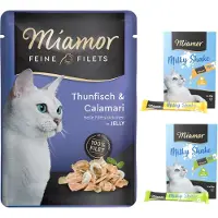 Miamor Feine Filets de thon et de calamar sachet de 6 x 100 g