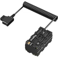 SmallRig 4884 Câble d'alimentation D-Tap vers batterie factice NP-F double face