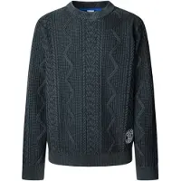 Pepe Jeans pour homme. PM7000001 Pull Perry navy (M), Casuel, Coton, Marine