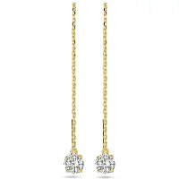 SPARKLE14 Transit Rurots Zirkonia - 4 - Gold, (Or 14 carats)
