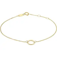 Marie-Celeste Celeste armband rond 16,5 - 17,5 - 18,5 cm - 8 mm - Goud, (Or jaune 14 carats)