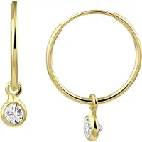 Marie-Celeste Celeste Ohrringe Zirkonia - 11,5 mm - Gold, (Zircone)