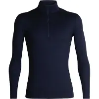Icebreaker Merino 200 Oasis Long Sleeve Base Layer Bleu S Homme