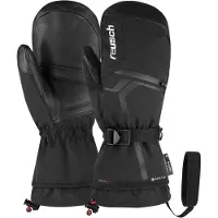 Reusch - Moufles de ski en GORE-TEX - Down Spirit GTX Mitten Black/Silver en Cuir - Taille 7 - Noir