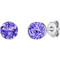 Rafaela Donata Boucles d'oreilles violet / argent