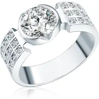 Rafaela Donata Bague argent / transparent
