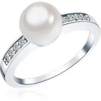 Rafaela Donata Bague argent / transparent / blanc