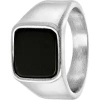 Lucardi Bague noir / argent