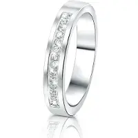 Lucardi Bague argent / blanc