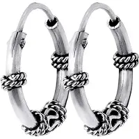 Lucardi Boucles d'oreilles argent