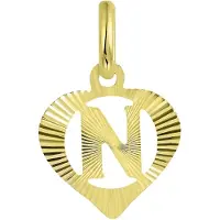Lucardi Pendentif 'Buchstabe' or