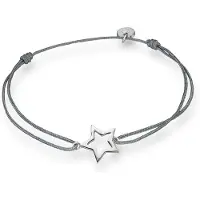 Glanzstücke Bracelet gris foncé / argent