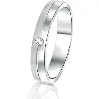 Lucardi Bague argent / transparent