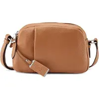 PICARD Sac à bandoulière 'Pure' marron / argent