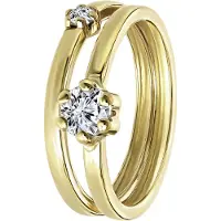 Lucardi Bague 'Klassisch' or