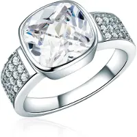 Rafaela Donata Bague argent / transparent