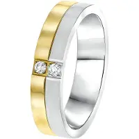Lucardi Bague or / argent