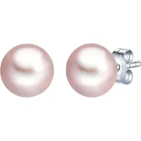 Valero Pearls Boucles d'oreilles rosé / argent