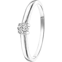 Lucardi Bague argent / transparent