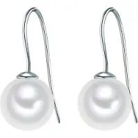 Rafaela Donata Boucles d'oreilles argent / blanc perle