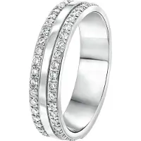 Lucardi Bague argent / transparent