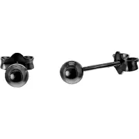 Lucardi Boucles d'oreilles noir